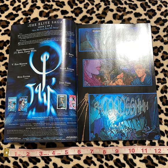 2013 FATHOM THE ELITE SAGA 3 Aspen MLT Comic Book Micheal Turner Water Sea Blue - Picture 6 of 8